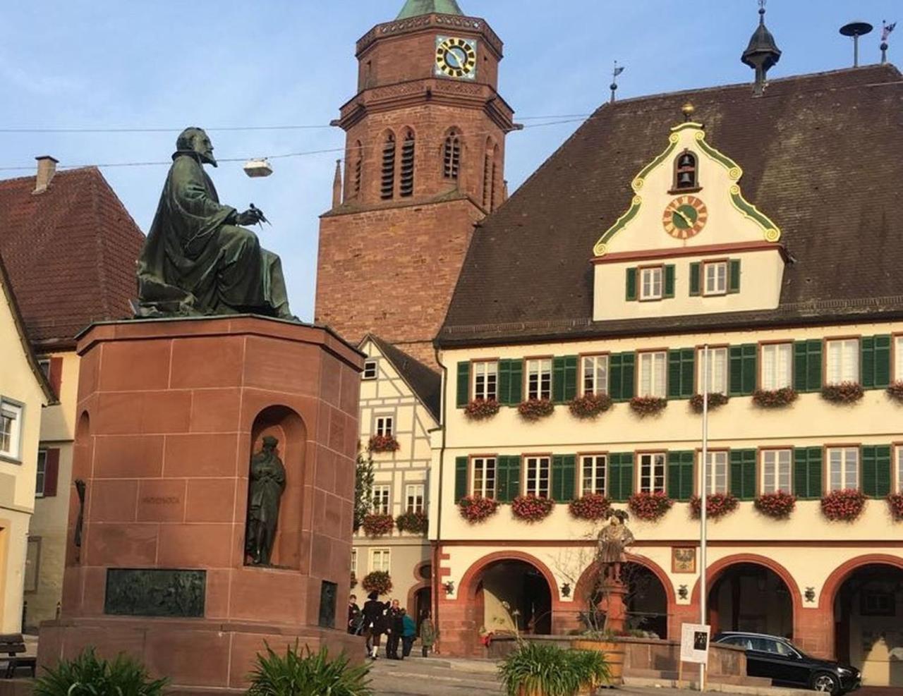 Gaestezimmer Hortensie Weil der Stadt Exterior foto